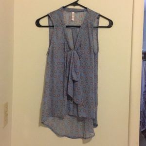 Xhilaration Sleeveless High Low Blouse